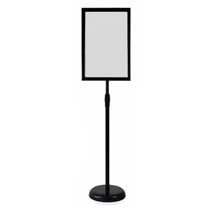 Poster Display Retractable Stand with Right Angle A3 Black 0