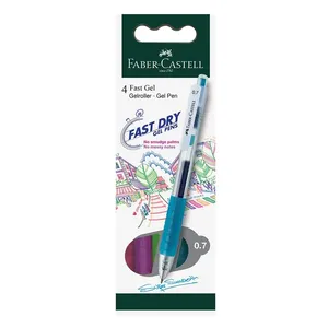 Faber Castell Fast Gel Z 0.7mm Gel Pen Pack of 4 GW640934 0