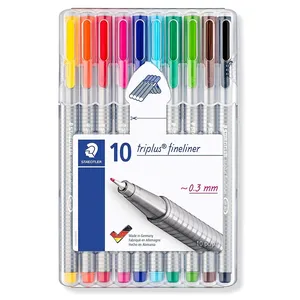 Staedtler Triplus Fineliner 0.3mm 10 Colours 334SB10 0