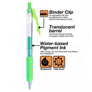 Zebra Sarasa Clip Rollerball Gel Pen 0.5mm 2