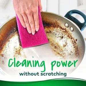 3M Scotch Brite Easy Clean Scrub Pad Without Scratch Pack of 3 3