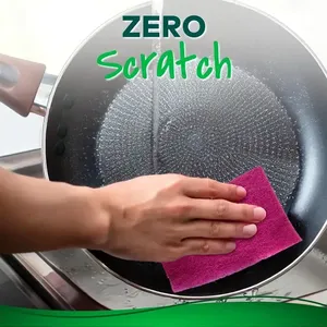 3M Scotch Brite Easy Clean Scrub Pad Without Scratch Pack of 3 6