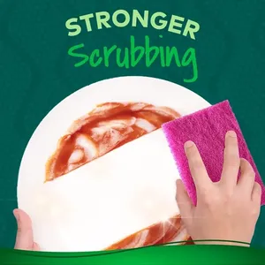 3M Scotch Brite Easy Clean Scrub Pad Without Scratch Pack of 3 7