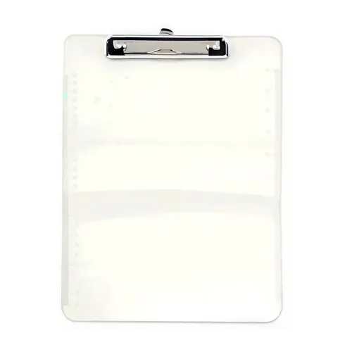 Pentex Plastic A4 Clip Board PS204 - Clear 0