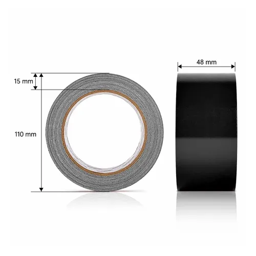 Deli Duct Tape 48mm x 20 Meter - Black (52003) 4