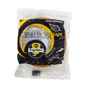 Loytape Cellulose Tape Biodegradable 18mm x 40 Meter 0