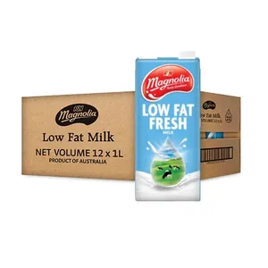 F&N Magnolia Low Fat UHT Fresh Milk 1 Liter x 12 Pack 0